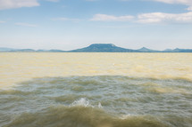 Windy Balaton Lake with Waves, Hungary