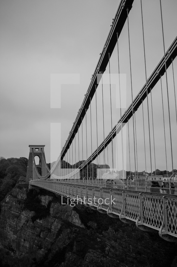 bridge with cables 