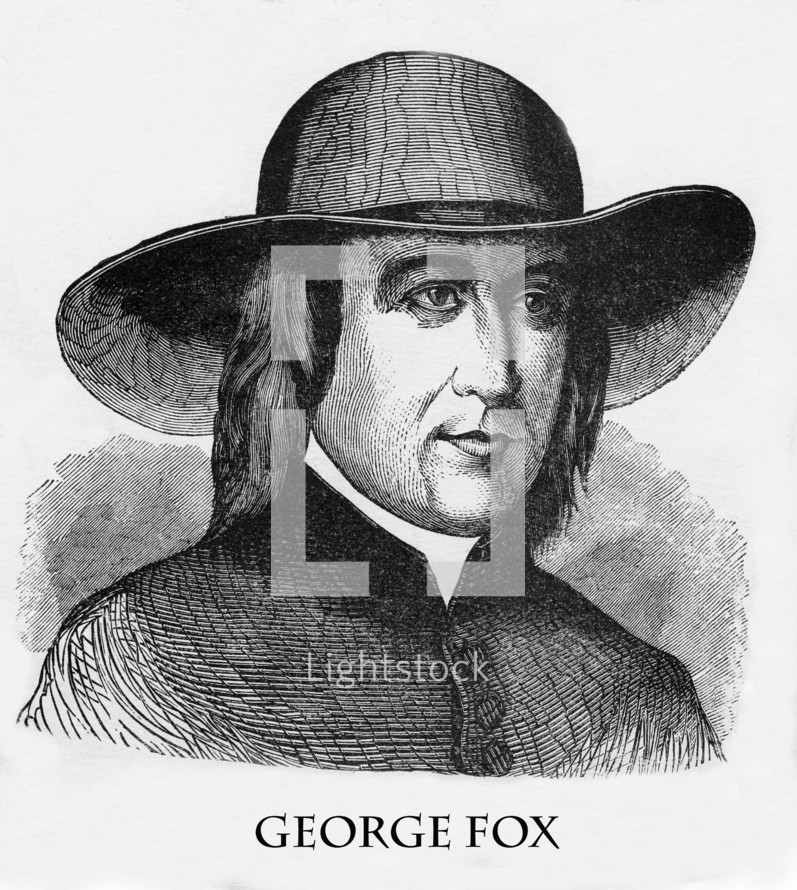 George Fox, 1624 - 1691, Founder of the Religious Society of Friends also known as the Quakers.