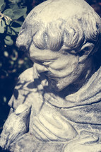 Statue of St, Francis of Assisi.