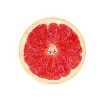 Slice of grapefruit.
