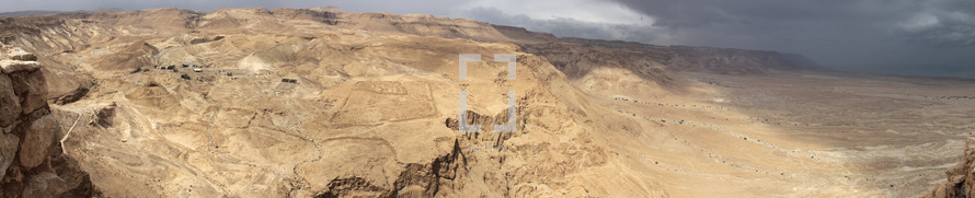Panoramic view from Masada