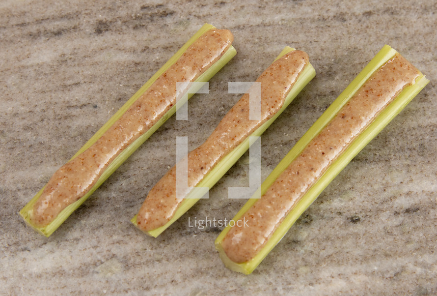 peanut butter celery sticks 