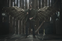 angel in a barn 
