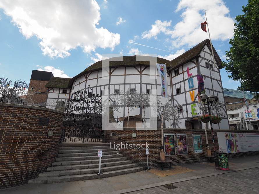 LONDON, UK - CIRCA JUNE 2017: The Shakespeare Globe Theatre