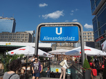 BERLIN, GERMANY - CIRCA JUNE 2016: Alexanderplatz underground station