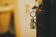 keys in a lock 