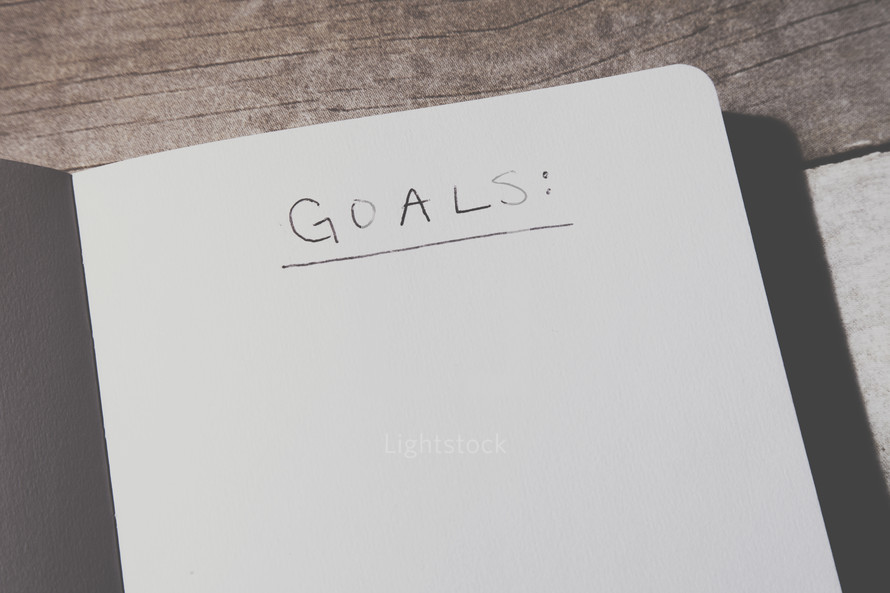 A goals list