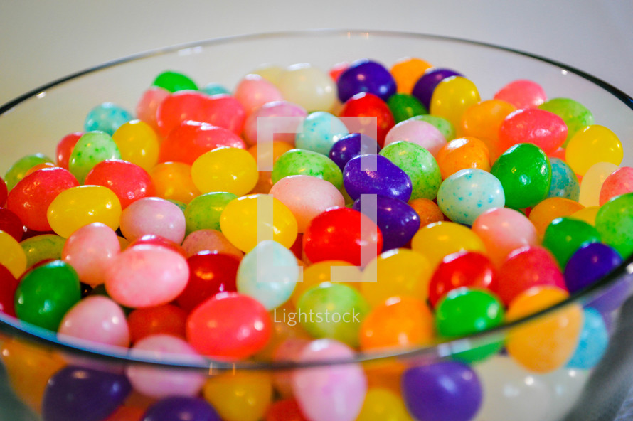 bowl of jelly beans 