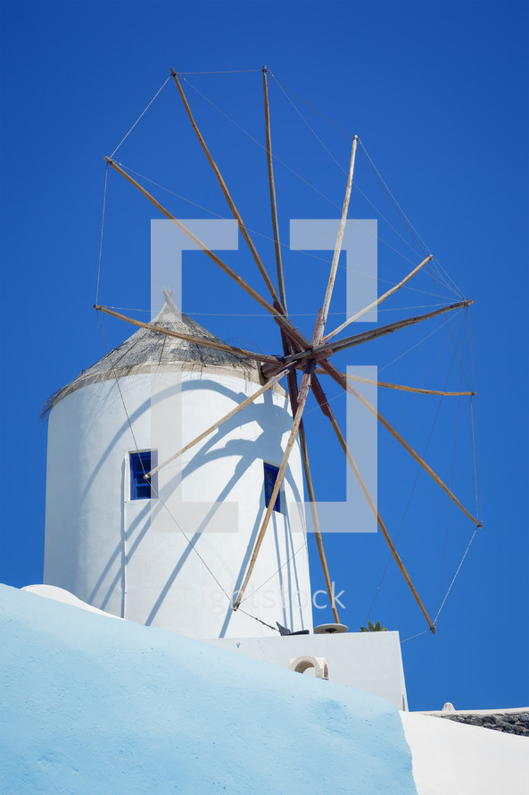 Windmill in Santorini 
