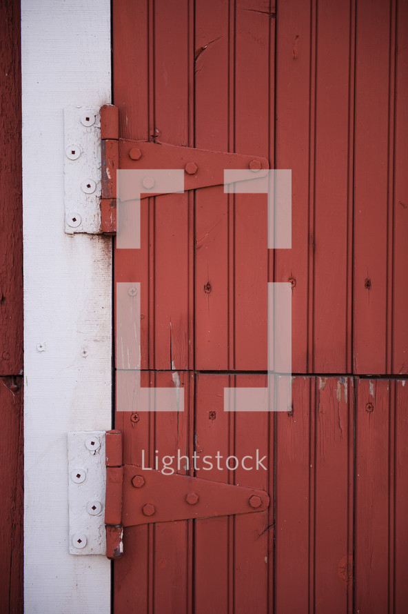 red barn door