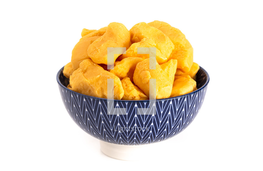 bowl of cheese curds 
