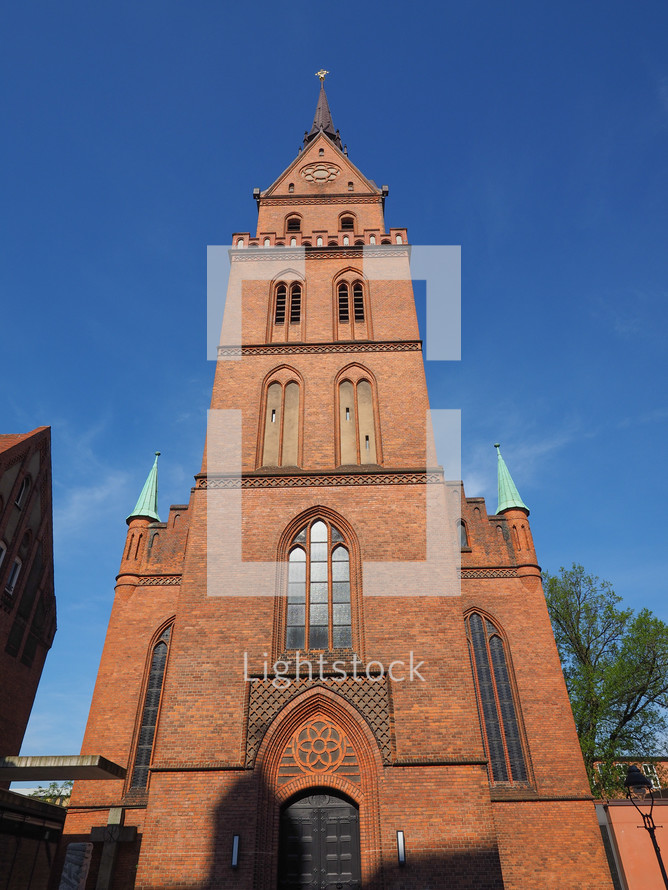 Propsteikirche Herz Jesu (Church of the Sacred Heart of Jesus) in Luebeck, Germany