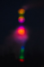 rainbow bokeh light 
