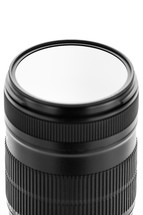 A camera lens. 