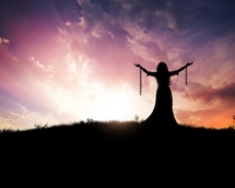 woman unshackled from sin
