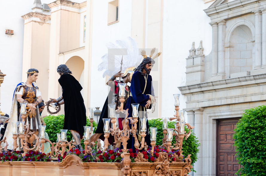 Holy Week of Badajoz, Extremadura and Brotherhood and Fraternity of the Holy True Cross, Holy Christ of Love and Our Lady of Consolation