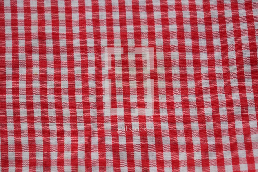 red and white gingham background 