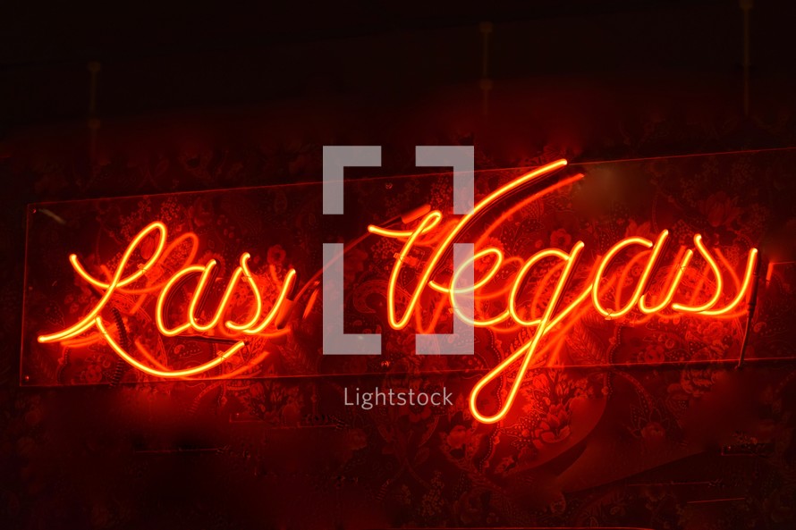 Neon Lights, vintage Las Vegas sign 
