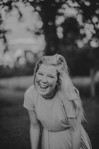 laughing teen girl 