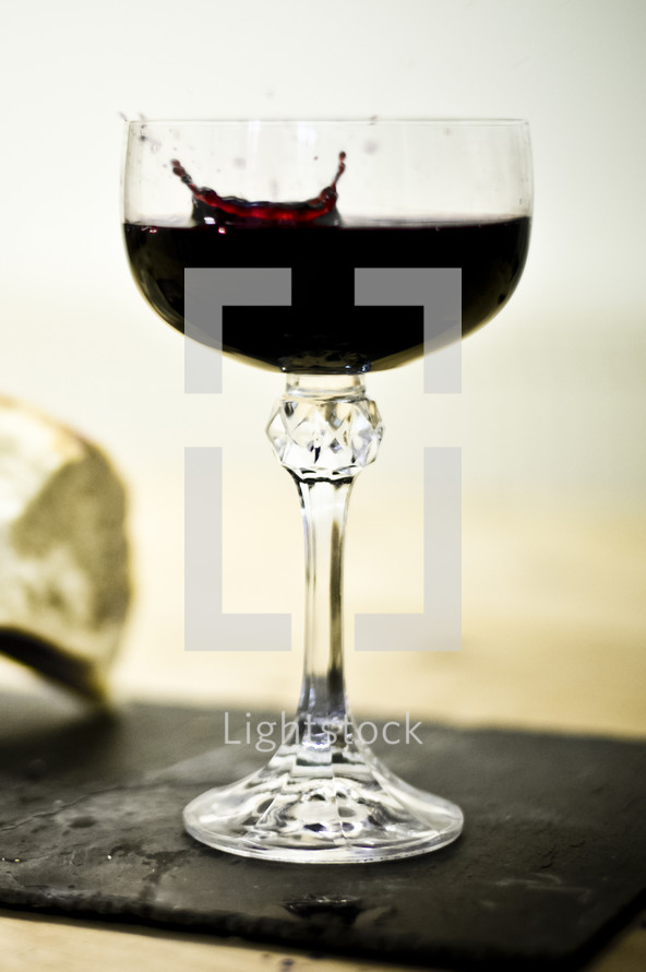 red wine in a wine glass
