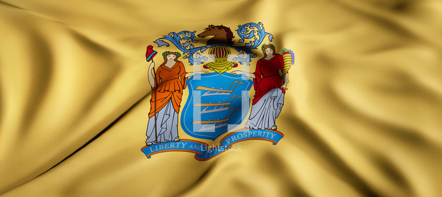 state flag of New Jersey 