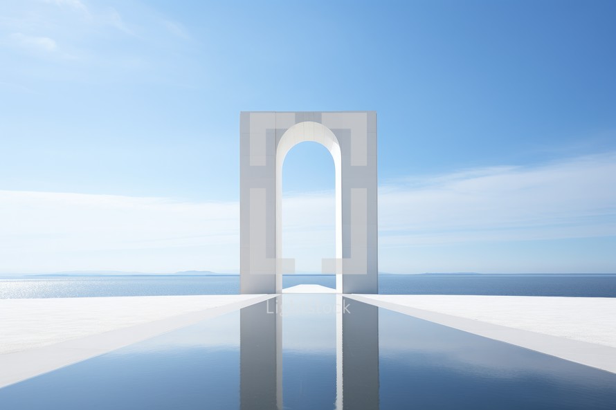 Pearly Gates. Gateway to heaven. A contemporary interpretation