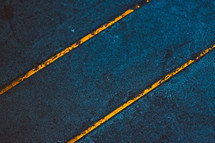 yellow lines on asphalt 