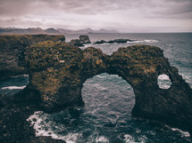 rock arch in the sea 