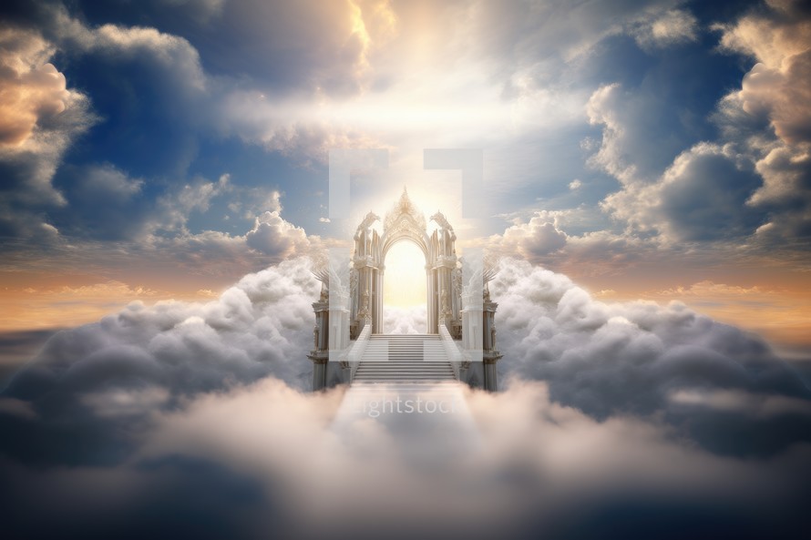 Pearly gates. gateway to heaven. a classic... — Photo — Lightstock