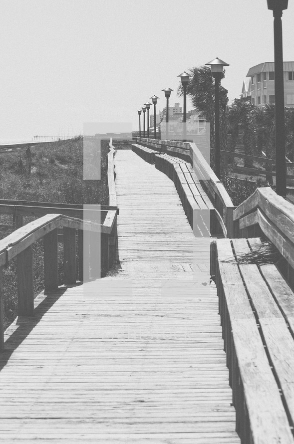 beach boardwalk 