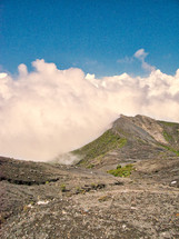volcanic landscape in Irazu, Costa Rica  