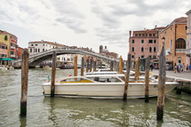 docked boats in Venice 
