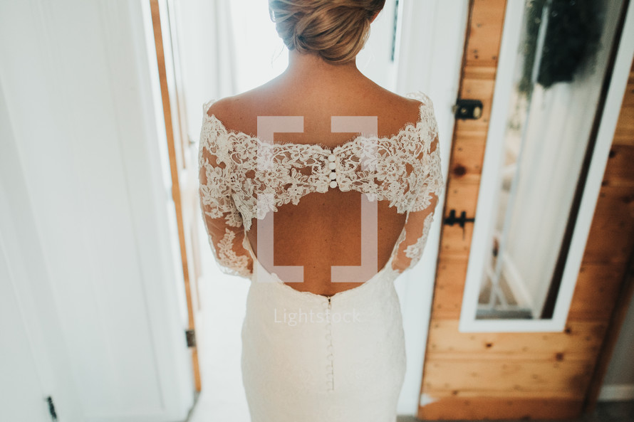 bride in a wedding gown 