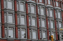 bay windows of a building 