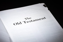 The Old Testament title page 
