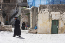 coptic priest in Jerusalem 