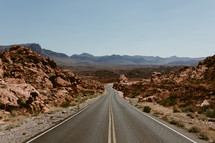 a highway in Nevada 