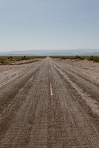 rural Nevada roadway 