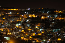 Night view of building in Jerusalem