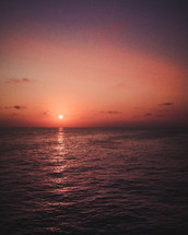 seascape at sunset 