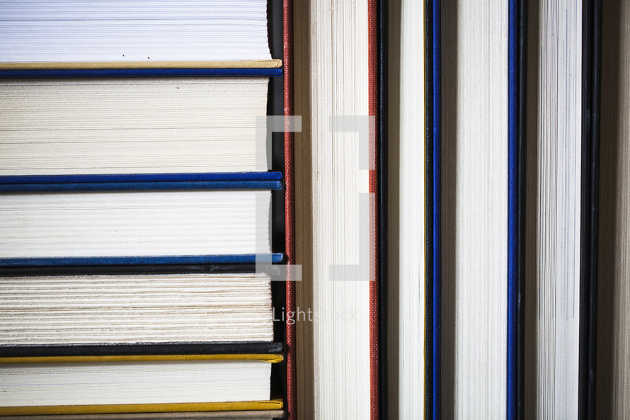 background, library, stacks, row, books, literacy, spines 