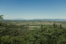 view of an Italian landscape 