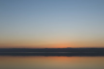 The Dead Sea at dusk