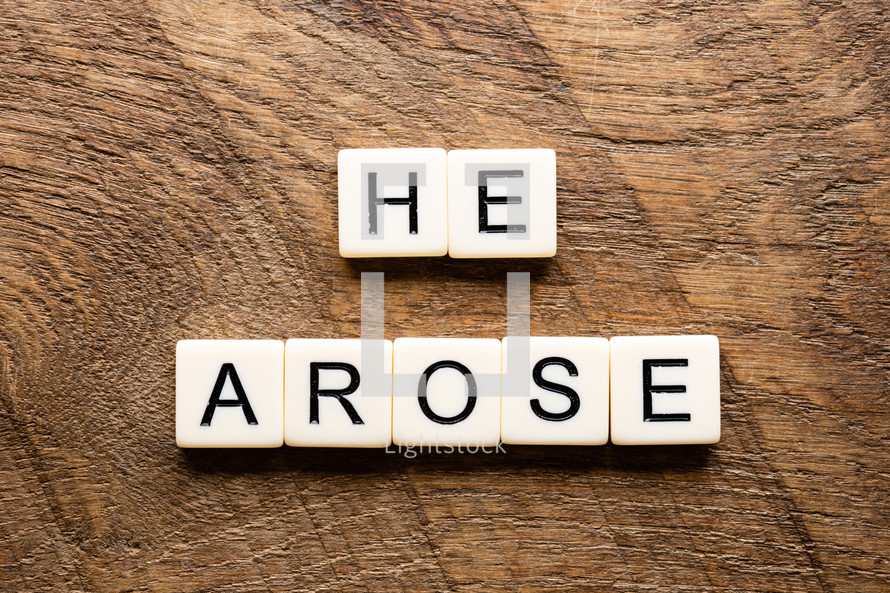 he arose 
