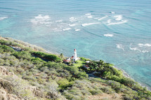 lighthouse on the shores of Hawaii 