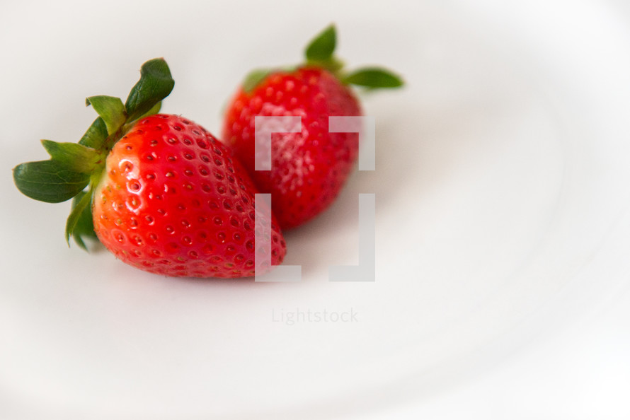 fresh strawberries 