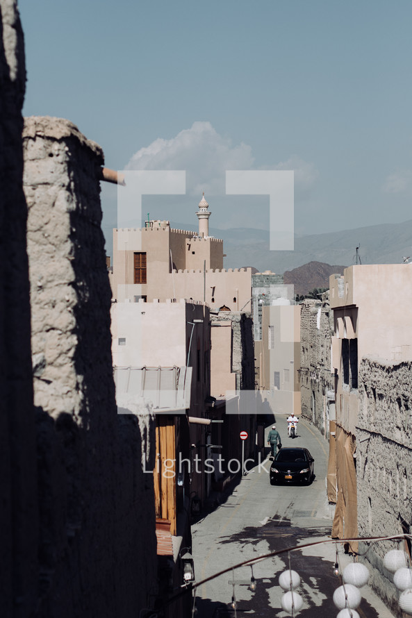 View in Nizwa, an ancient city in the Ad Dakhiliyah region of northern Oman.