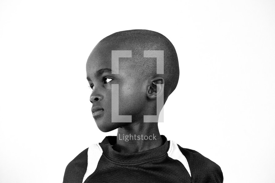 side profile of a boy child 