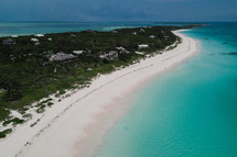 shoreline in the Bahamas 